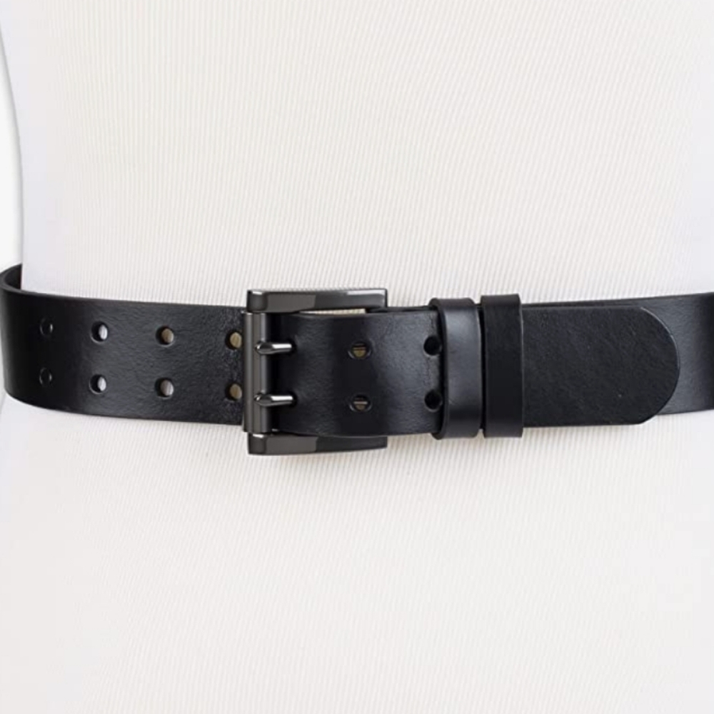 Levi's belt leather RARE black whip butter Unisex 36 collectable